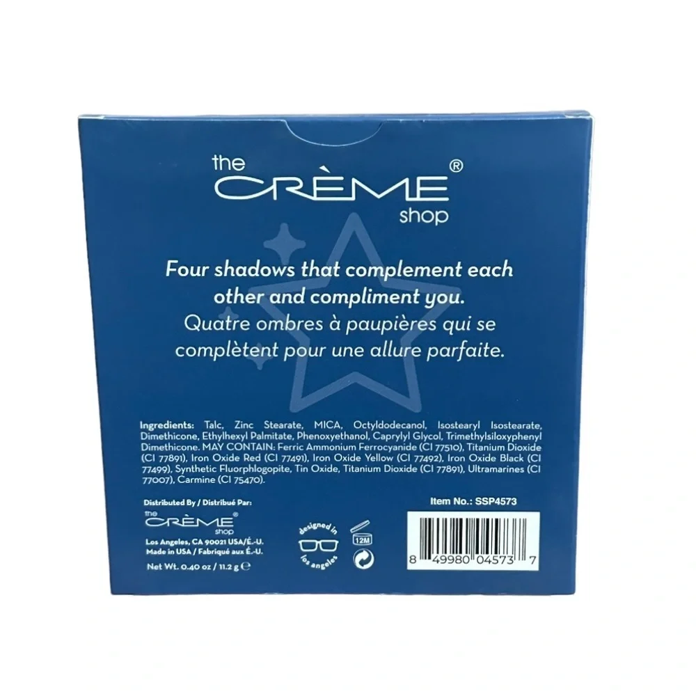 The Crème Shop SO SHADY Eyeshadow Palette STARLIT NEW